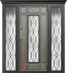 Входные двери МДФ в Москве «Двери МДФ со стеклом»